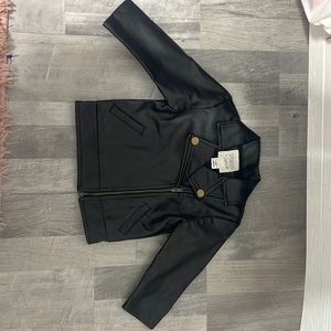 ☀️2/$25- Black Baby Biker Jacket